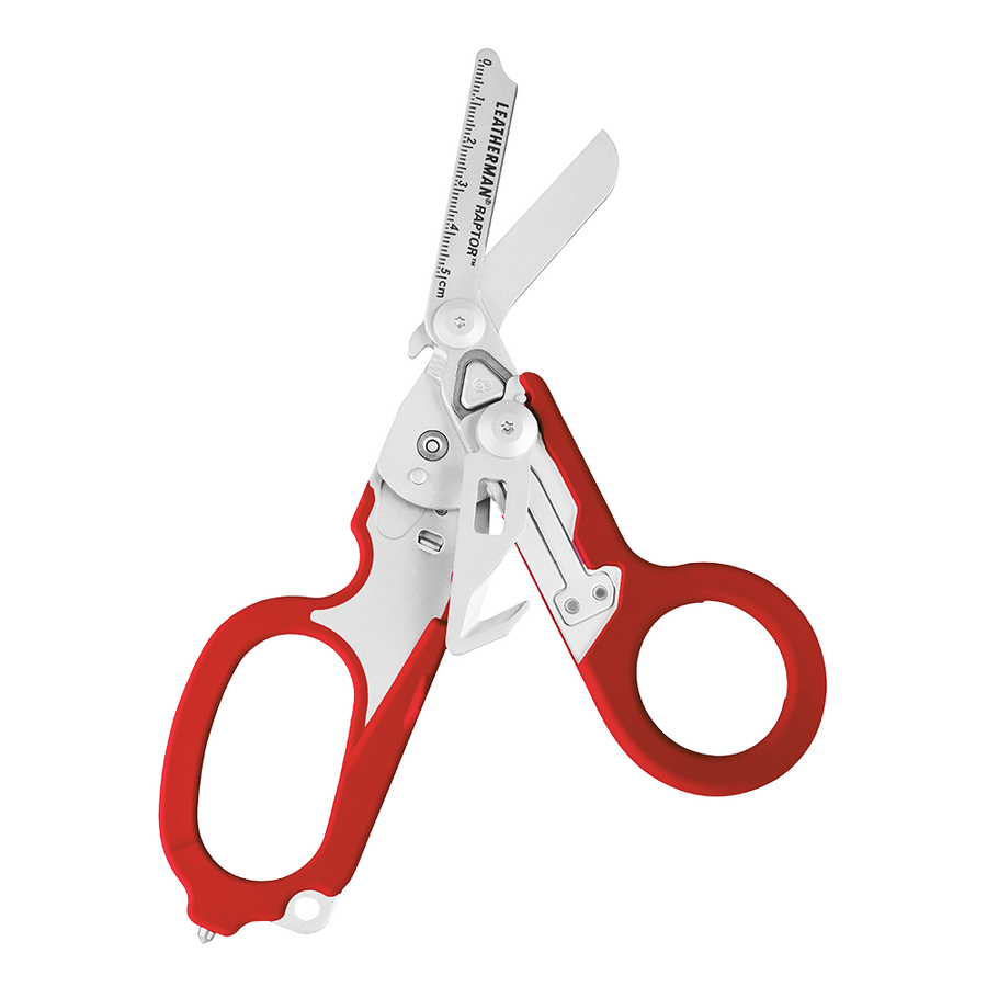Leatherman Red / Stainless Steel foldable medical shears